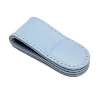 Clip organizador para cabo de dados couro azul bebe