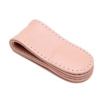 Clip organizador para cabo de dados couro rosa bebe