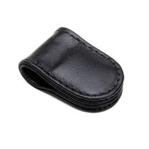 Clip organizador para fone de ouvido couro preto
