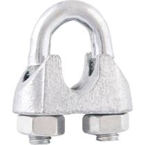 Clip para Cabo de Aço 3-8 9,53mm Galvanizado para Fixação de Cabos em Uso Leve Vonder
