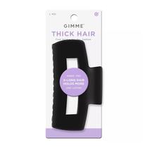 Clip para el cabello GIMME grande con cavidad amplia y sujeción fuerte en color negro