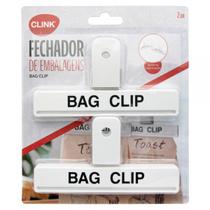 Clip Para Fechar Embalagens 2 Pçs 15,5cm - CK4636 Clip Para Fechar Embalagens 2 Pçs 15,5cm - CK4636