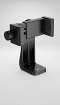 Clip Rotativo p/ Celular Rosca 1/4 Tripé Preto Clip Rotativo p/ Celular Rosca 1/4 Tripé Preto