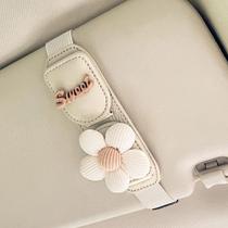 Clip Soporte de Gafas de Sol para Auto UINSUE con Almacenamiento en Visera