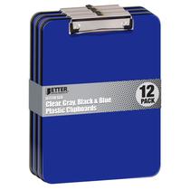 Clipboard Better Office Products, cores variadas, pacote com 12