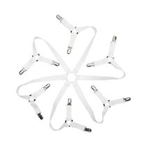 Clipe Ajustável Para Colchão Com 12 Suportes Fixos, Fixadores De Lençol Antiderrapantes