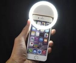 Clipe Anel Led Flash Selfie 3 Níveis De Luz Celular Noteboo Clipe Anel Led Flash Selfie 3 Níveis De Luz Celular Noteboo