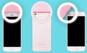 Clipe Anel Led Flash Selfie 3 Níveis De Luz Celular Noteboo