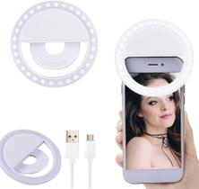 Clipe Anel Luz Pra Selfie Ring Light Flash Celular Universal