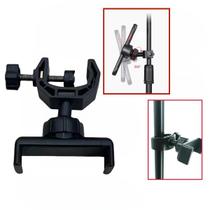 Clipe C Universal 360 graus Suporte Giratório Para Microfone De Celular Para Braços Articulados E