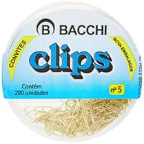 Clipe Colorido Ref.5 Mini Dourado C/200Unid. Clipe Colorido Ref.5 Mini Dourado C/200Unid.