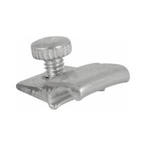 Clipe de alumínio Doorstop Prime Line PL7955, pacote com 8 unidades, 1,3 x 2 cm