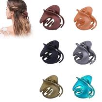 Clipe de cabelo Claw ZHANGG para mulheres, 6 peças simples e antiderrapantes Clipe de cabelo Claw ZHANGG para mulheres, 6 peças simples e antiderrapantes