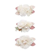 Clipe de cabelo de flores BFNAA Girl Baby Girl, laços de cabelo, 3 unidades Clipe de cabelo de flores BFNAA Girl Baby Girl, laços de cabelo, 3 unidades