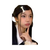 Clipe De Cabelo Em Forma De Osso De Cachorro Para Meninas, Acessórios De Cabelo Fashion Y2K