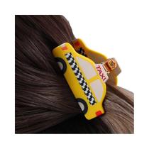 Clipe De Cabelo Em Forma De Táxi Amarelo Antiderrapante Para Mulheres, Clipe De Acetato Com Forte