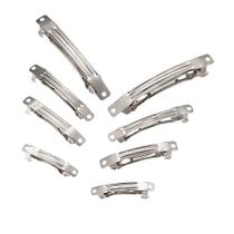 Clipe de cabelo FASHEWELRY Iron Blank French Barrette 100 unidades