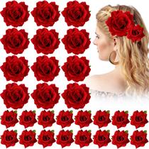 Clipe de cabelo Flower Waydress, 30 pacotes, Red Bridal Wedding Clipe de cabelo Flower Waydress, 30 pacotes, Red Bridal Wedding