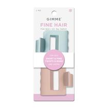 Clipe de cabelo GIMME Fine Hair Mini Claws para cabelos finos, pacote com 2