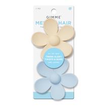 Clipe de cabelo GIMME Medium Flower Claw Clip Duo azul/castanho Clipe de cabelo GIMME Medium Flower Claw Clip Duo azul/castanho