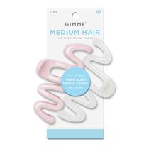 Clipe de cabelo GIMME Medium Trend Alert Twists & Buns rosa branco Clipe de cabelo GIMME Medium Trend Alert Twists & Buns rosa branco