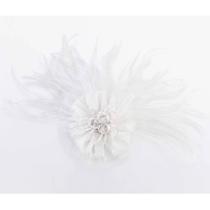 Clipe de cabelo Lillian Rose White Marabu Feather 6cm Clipe de cabelo Lillian Rose White Marabu Feather 6cm