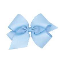 Clipe de cabelo Wee Ones Classic Gorgorão Hair Bow Millennium Blue