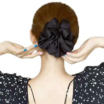 Clipe de cabelo YICLBRREA Professional Hair Bun Cover preto