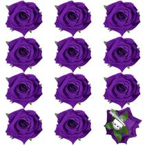 Clipe de cabelo Yilloog Rose Flower 7 cm roxo escuro (pacote com 12) Clipe de cabelo Yilloog Rose Flower 7 cm roxo escuro (pacote com 12)