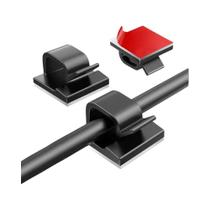 Clipe De Cabo Multifuncional Tipo R Autoadesivo Para Armazenamento De Linha De Dados Para Carro,