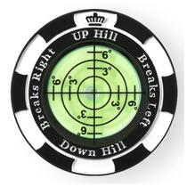 Clipe de chapéu de golfe Ball Marker SlopeMaster ProGreen Reader Black