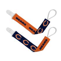 Clipe de Chupeta BabyFanatic NFL Chicago Bears - Pacote com 2 Clipe de Chupeta BabyFanatic NFL Chicago Bears - Pacote com 2