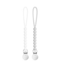 Clipe de chupeta Ryan & Rose Cutie Clip de silicone, pacote com 2 Clipe de chupeta Ryan & Rose Cutie Clip de silicone, pacote com 2