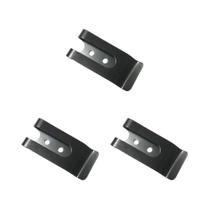 Clipe De Cinto Metálico Com Dois Furos, Estojo Com Gancho De Fivela De Molas Para Carteiras De Couro