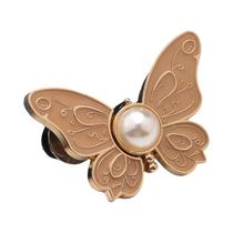 Clipe De Cintura Ajustável Em Forma De Borboleta Com Fivela De Metal Para Jeans, Calças E Saias