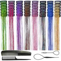 Clipe de enfeites de cabelo em kit de enfeites de cabelo Rainbow Fairy 50 cm