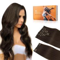 Clipe de extensões de cabelo em cabelo humano DOORES 22 polegadas 150 g 9 unidades