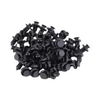Clipe De Fixação De Plástico ABS Preto Com Rebite Expansível 50 Peças Ferramenta De Reparação De