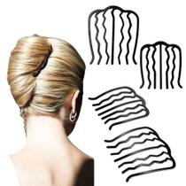 Clipe de garfo de cabelo, pentes laterais de cabelo de metal, coque, updo, palitos de cabelo Clipe de garfo de cabelo, pentes laterais de cabelo de metal, coque, updo, palitos de cabelo