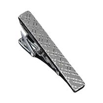 Clipe De Gravata Masculino Prateado, Luxuoso, Moda, Listra De Metal, Barra, Fecho De Gravata,