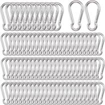 Clipe de mosquetão Spring Snap Hook 150 unidades de aço galvanizado V-chen Clipe de mosquetão Spring Snap Hook 150 unidades de aço galvanizado V-chen