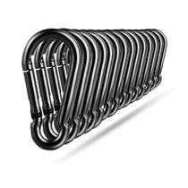 Clipe de mosquetão Spring Snap Hooks DELSWIN 14 peças 8 cm 500 kg Clipe de mosquetão Spring Snap Hooks DELSWIN 14 peças 8 cm 500 kg