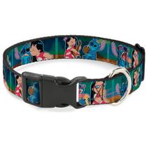 Clipe de plástico com fivela e gola Lilo & Stitch, blocos de 5 cenas Clipe de plástico com fivela e gola Lilo & Stitch, blocos de 5 cenas