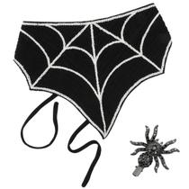Clipe de strass Xyulaan Gothic Crochet Spider Clipe de strass Xyulaan Gothic Crochet Spider