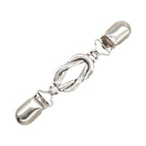 Clipe Elegante Retro Para Suéter Feminino, Ajustador De Gola Para Cardigan, Cintura Para Vestido E