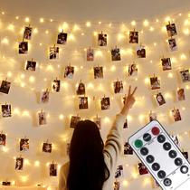 Clipe fotográfico String Lights Microwear 10m 100 LED com controle remoto