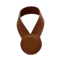 Clipe Magnético De Couro PU Para Chapéu, Organizador Multiuso Forte, Acessório Redondo Para Bolsa De