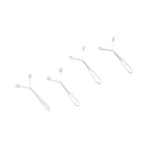 Clipe Metálico Ajustável Invisível Para Ajustar a Cintura 4pcs Acessório De Moda Para Jeans E Roupas