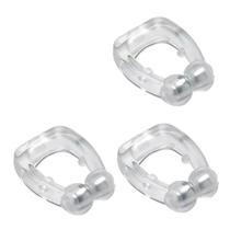 Clipe Nasal Anti-Ronco de Silicone, e Bandeja Magnética