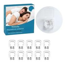 Clipe Nasal Anti-Ronco de Silicone, e Bandeja Magnética